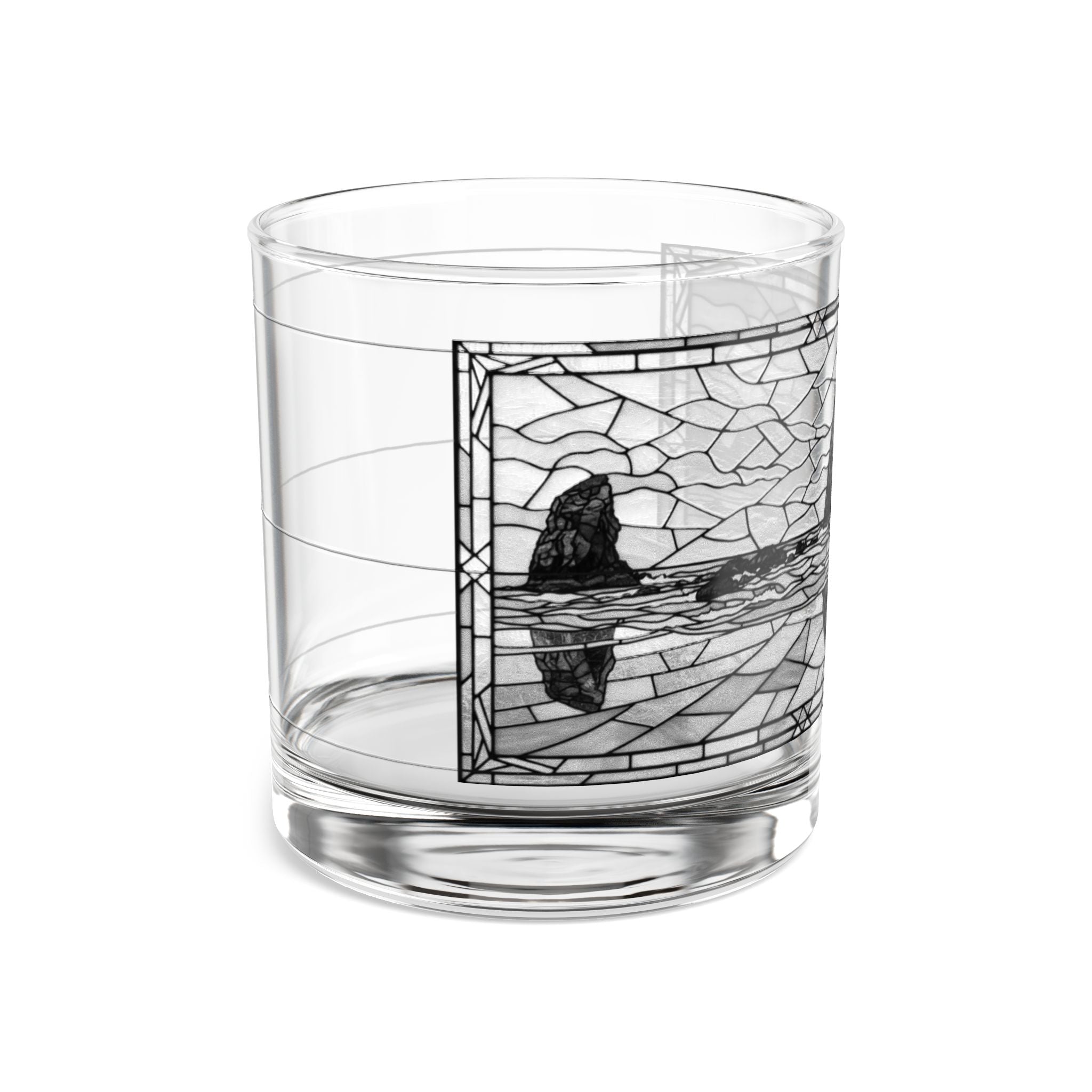 Haystack Rock Rocks Glass, 10oz