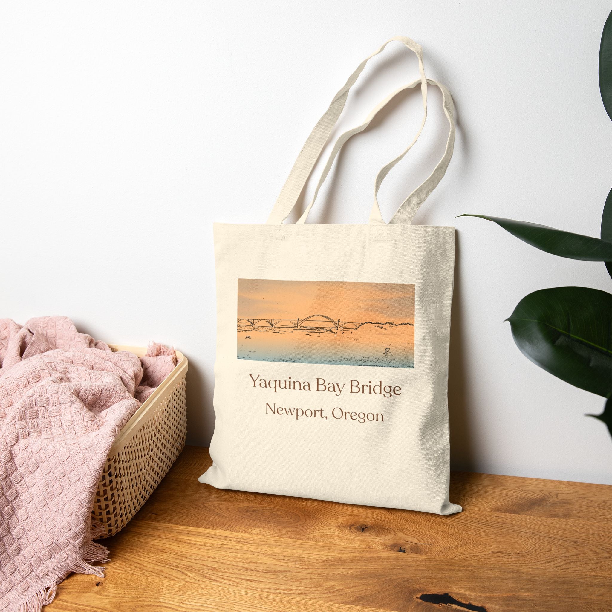 Yaquina Bay Bridge Beach Tote