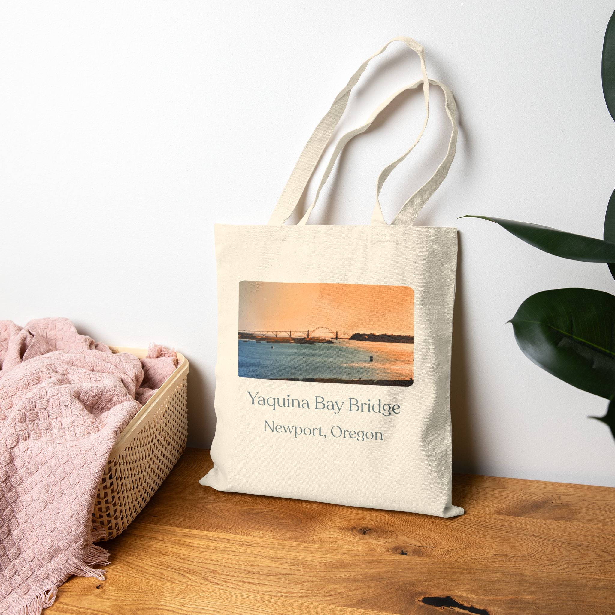Yaquina Bay Bridge Beach Tote