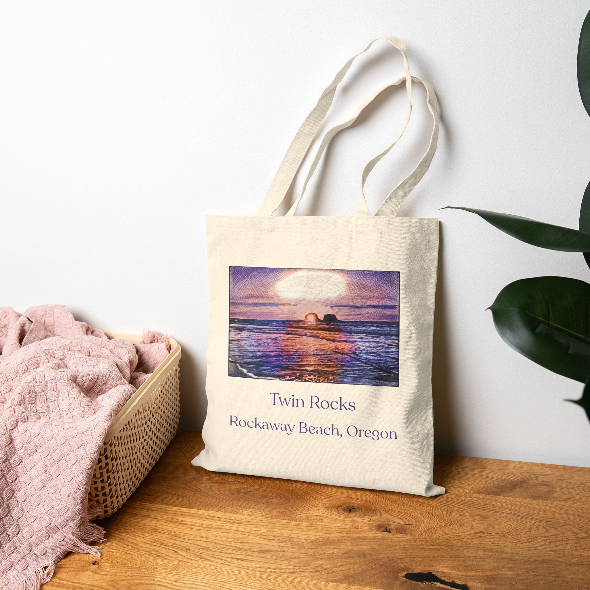 Twin Rocks Beach Tote