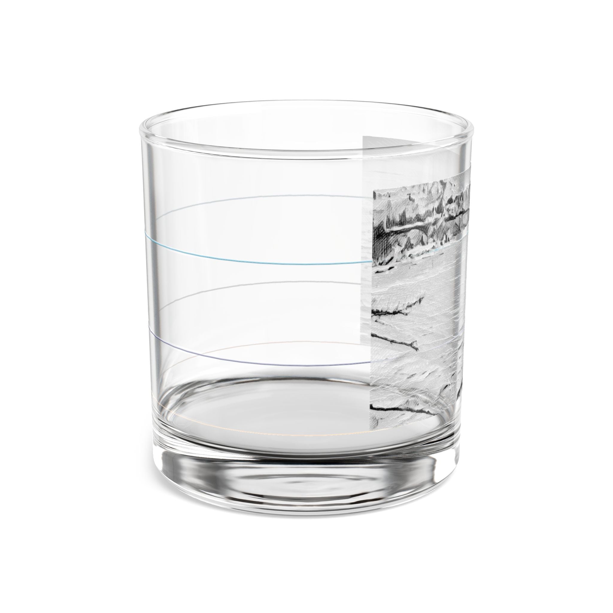 Vintage View Depot Bay Rocks Glass, 10oz