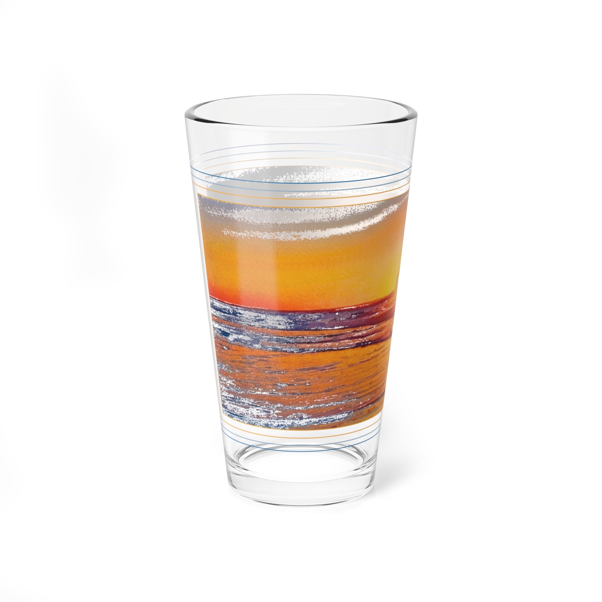 Twin Rocks Pint Glass -  16oz