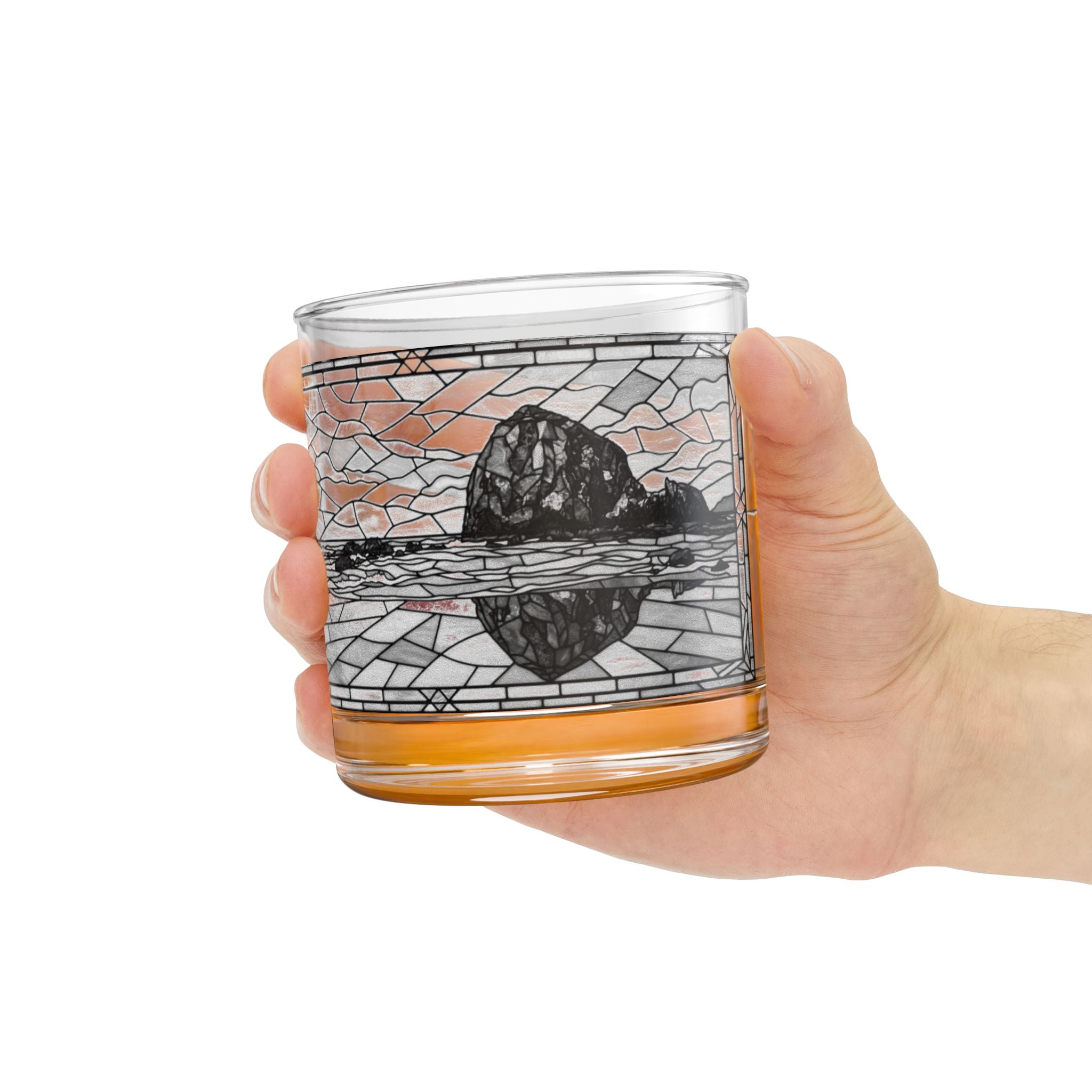Haystack Rock Rocks Glass, 10oz