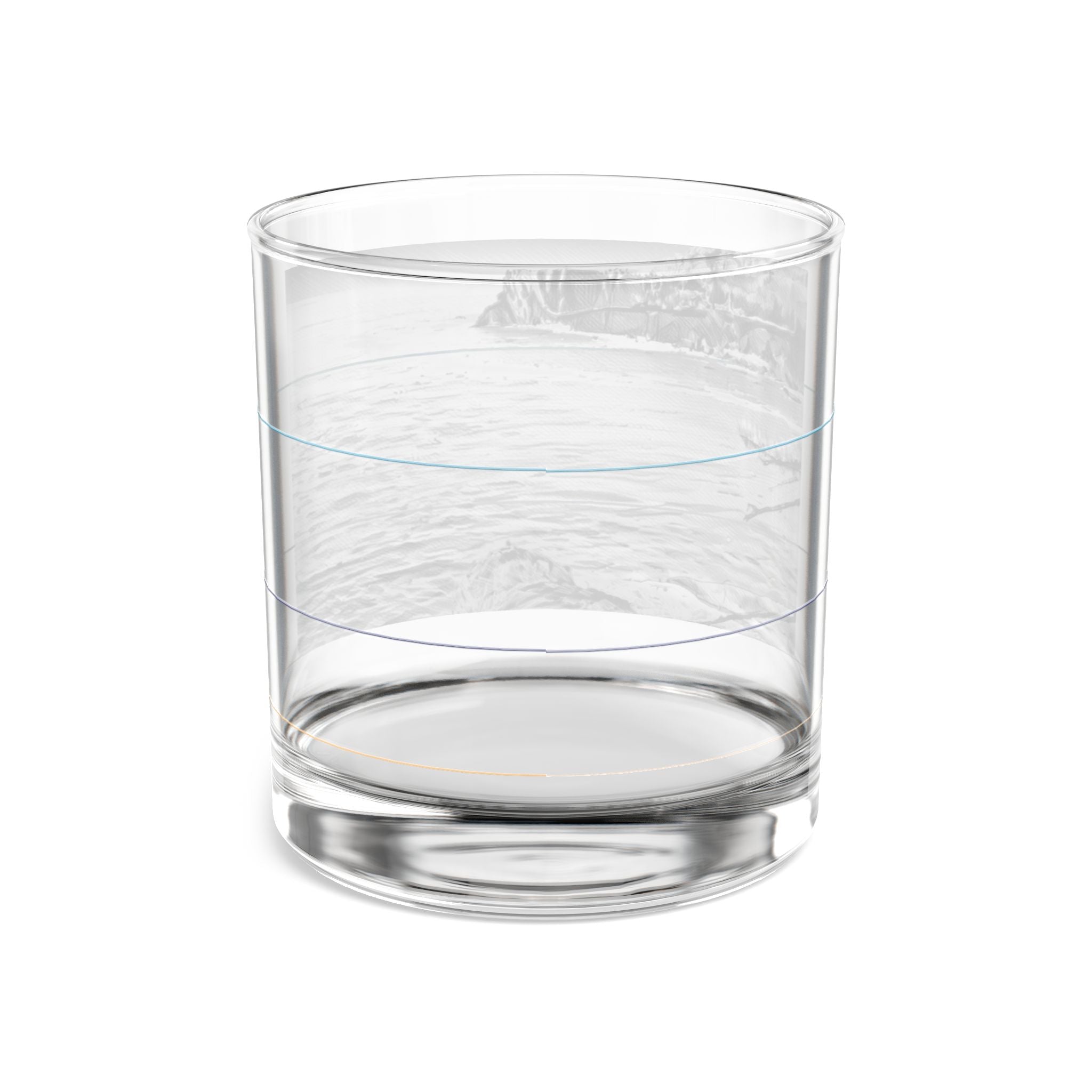 Vintage View Depot Bay Rocks Glass, 10oz