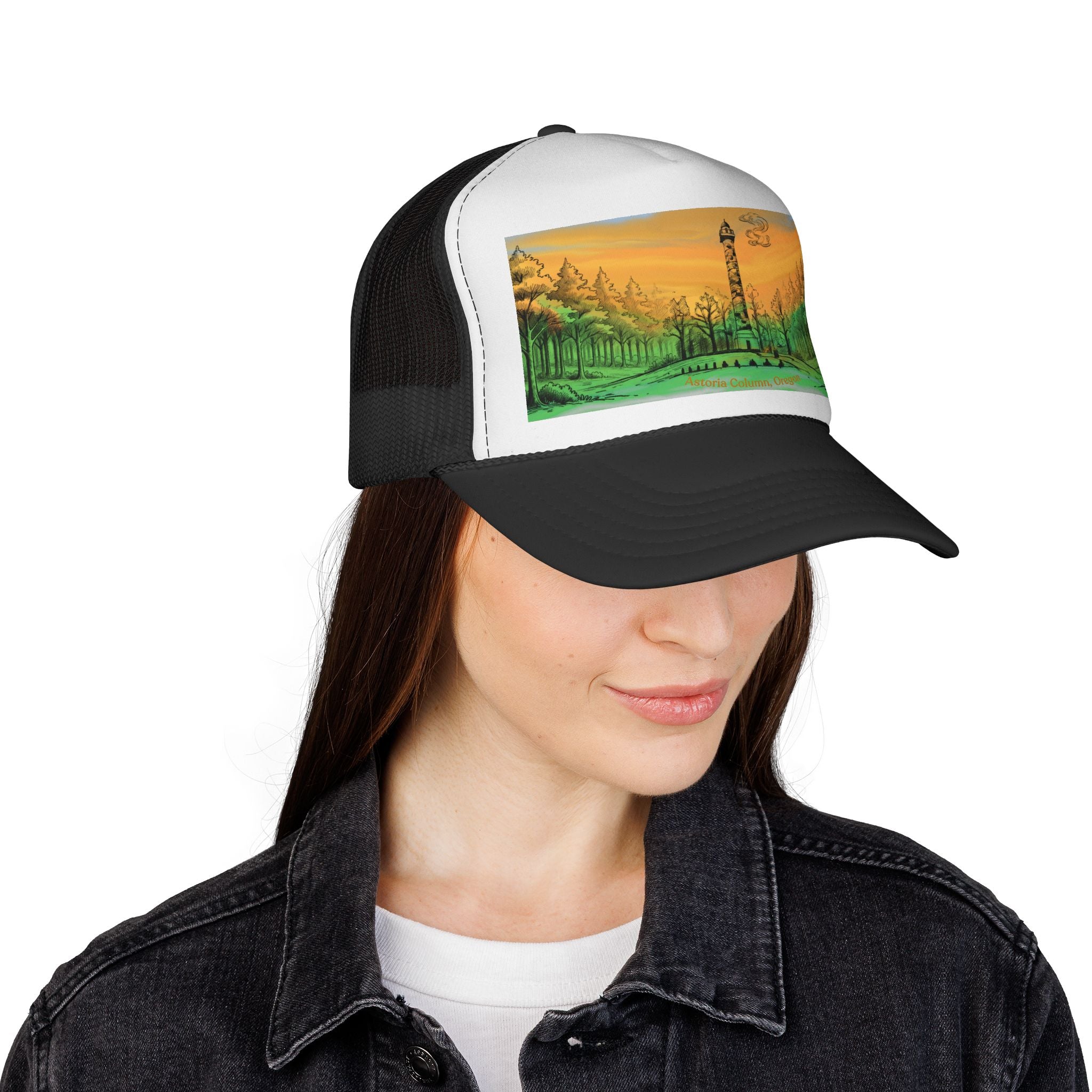 Astoria Column Trucker Cap