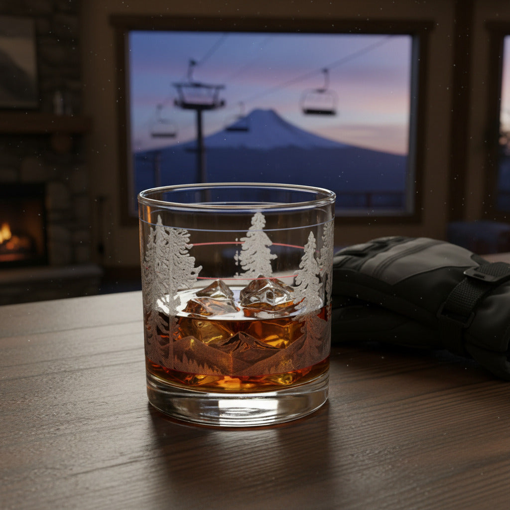 Mt. Hood Rocks Glass, 10oz