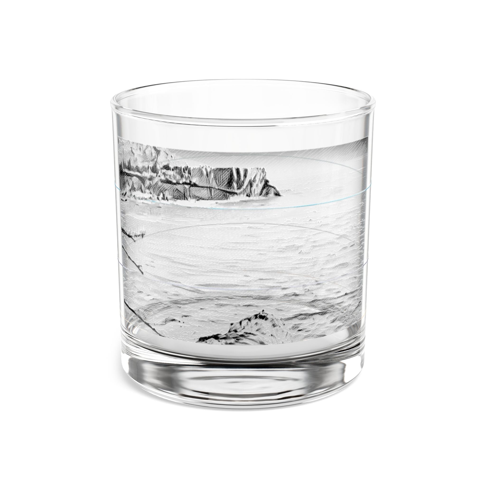 Vintage View Depot Bay Rocks Glass, 10oz