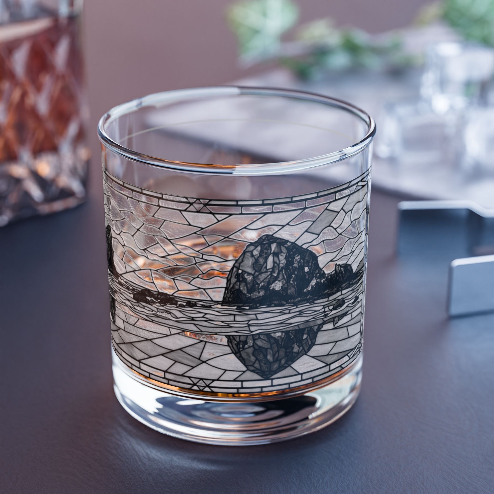 Haystack Rock Rocks Glass, 10oz